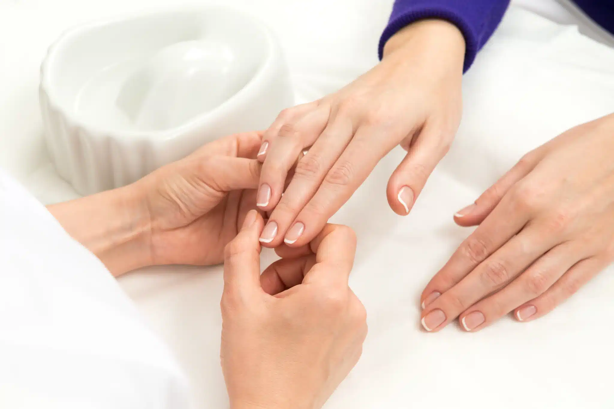 Luxury nail spa experience at Spire Salon Suites in Houston